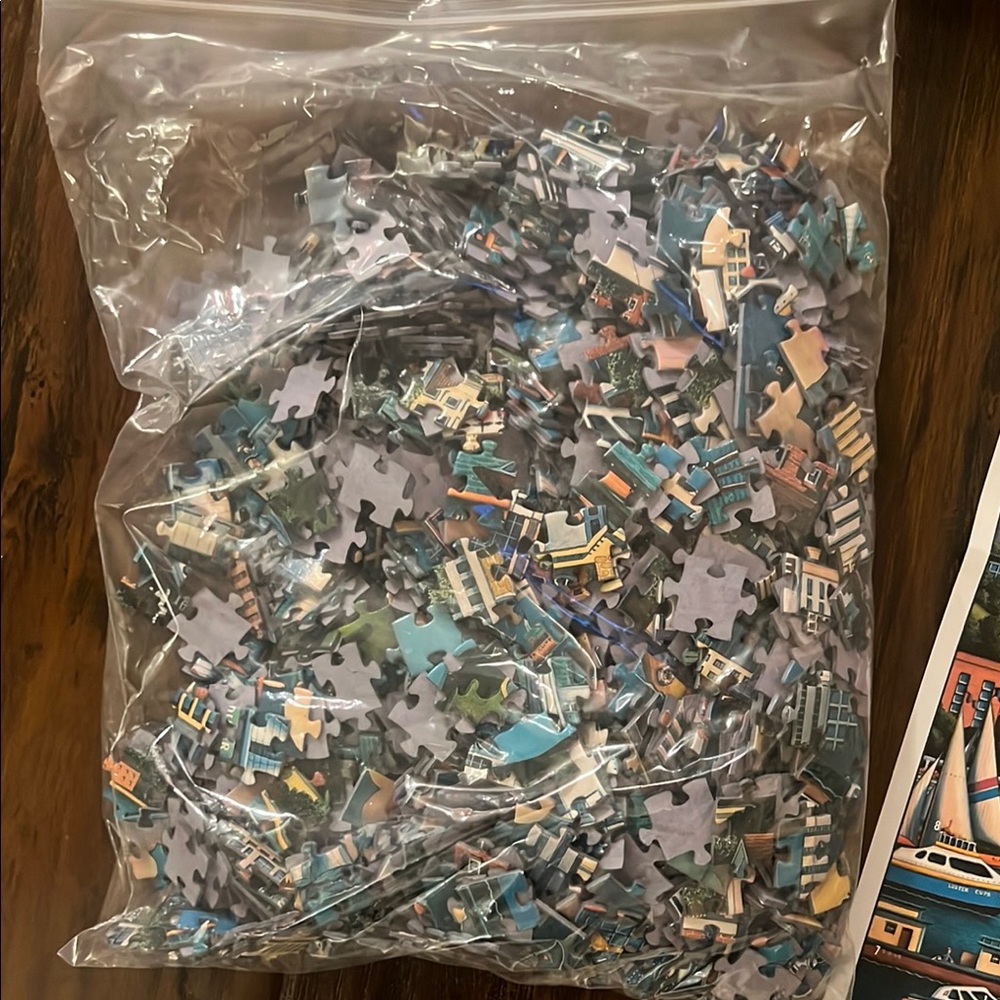 Dowdle Seattle 1000 Piece Jigsaw Puzzle with Collectors Box & Poster - Picture 9 of 10